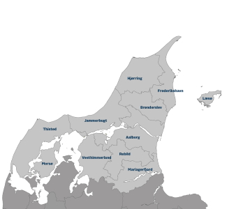 Region Nordjylland kort